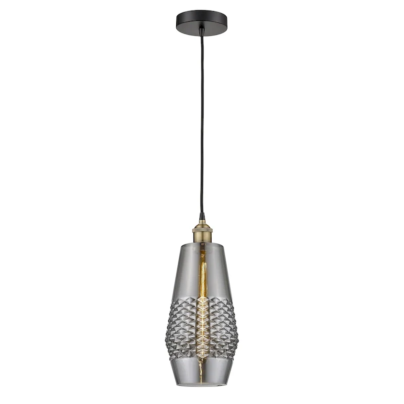 Innovations Lighting Windham - 1 Light 7  Cord Hung Mini Pendant