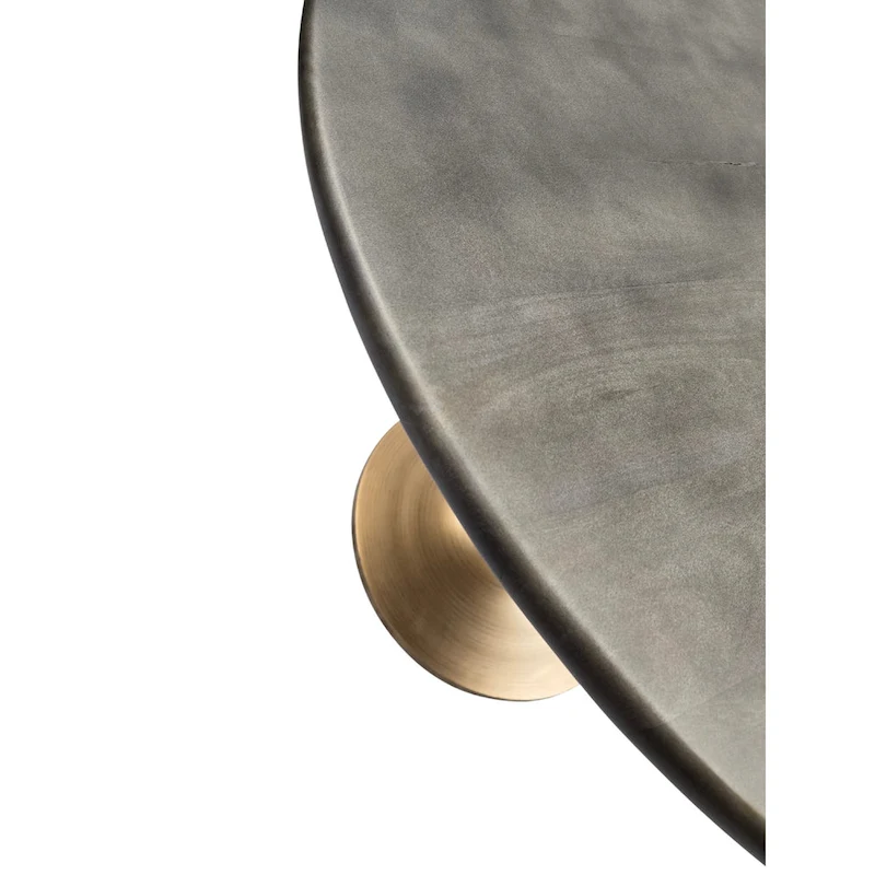 Carolina Living Alden Wood Top 40 Round Dining Table