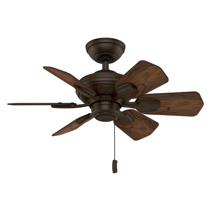 Casablanca 31  Wailea Outdoor Ceiling Fan with Pull Chain, Damp Rated - Exclusive SureSpeed!