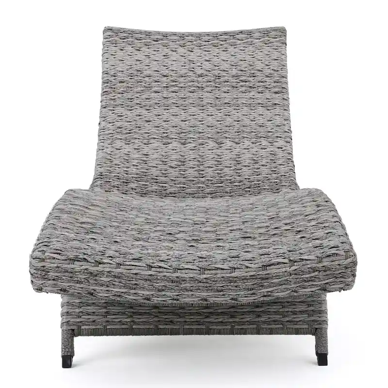 Crete Wicker Chaise Lounge