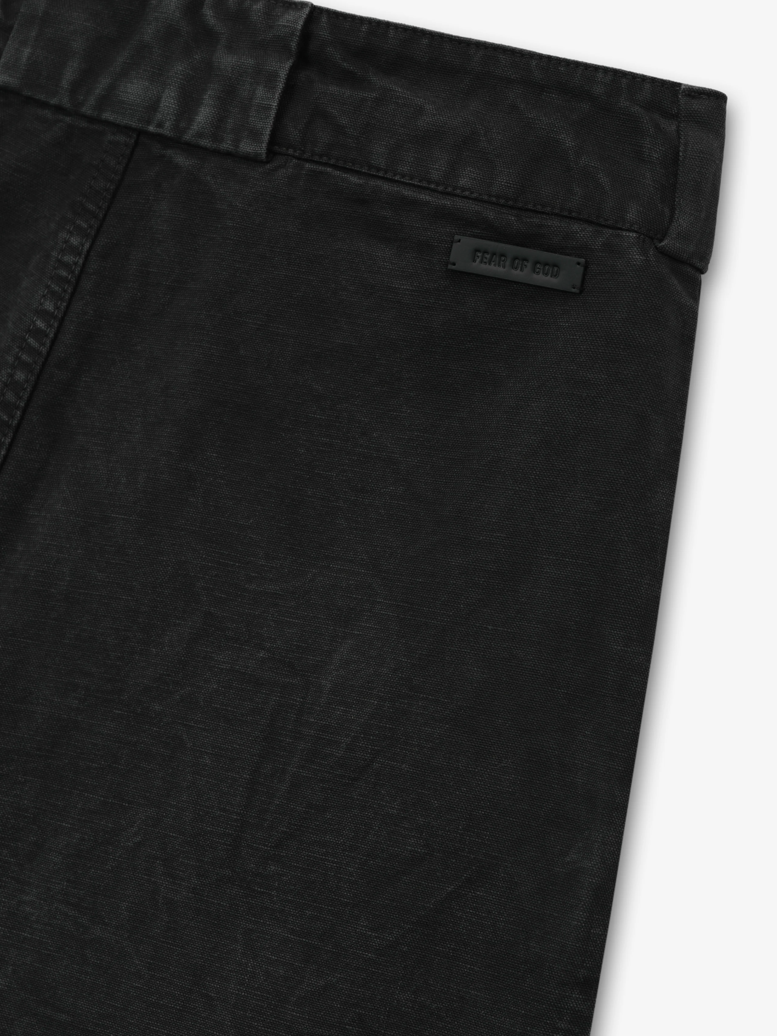 Washed Canvas Utility Pant