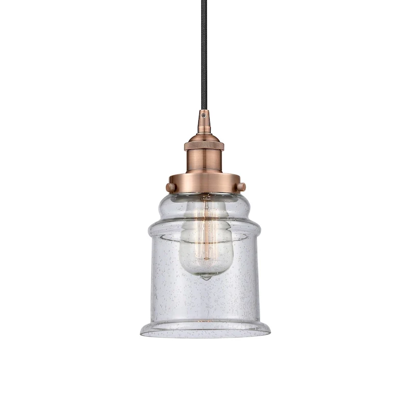 Innovations Lighting 616-1PH-11-6 Canton Pendant Canton 6  Wide Mini