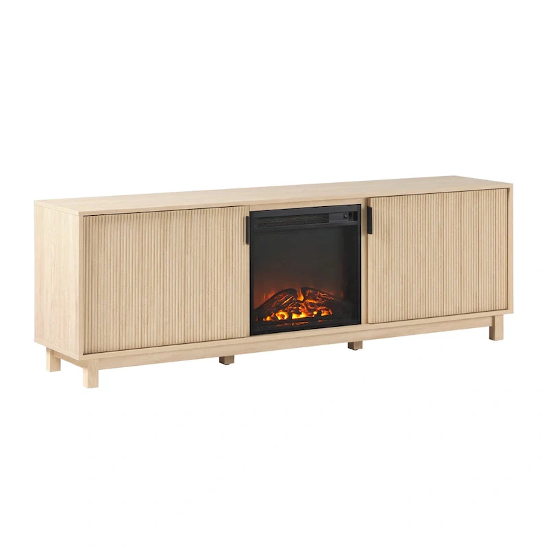 Middlebrook 70-inch TV Stand with Electric Fireplace