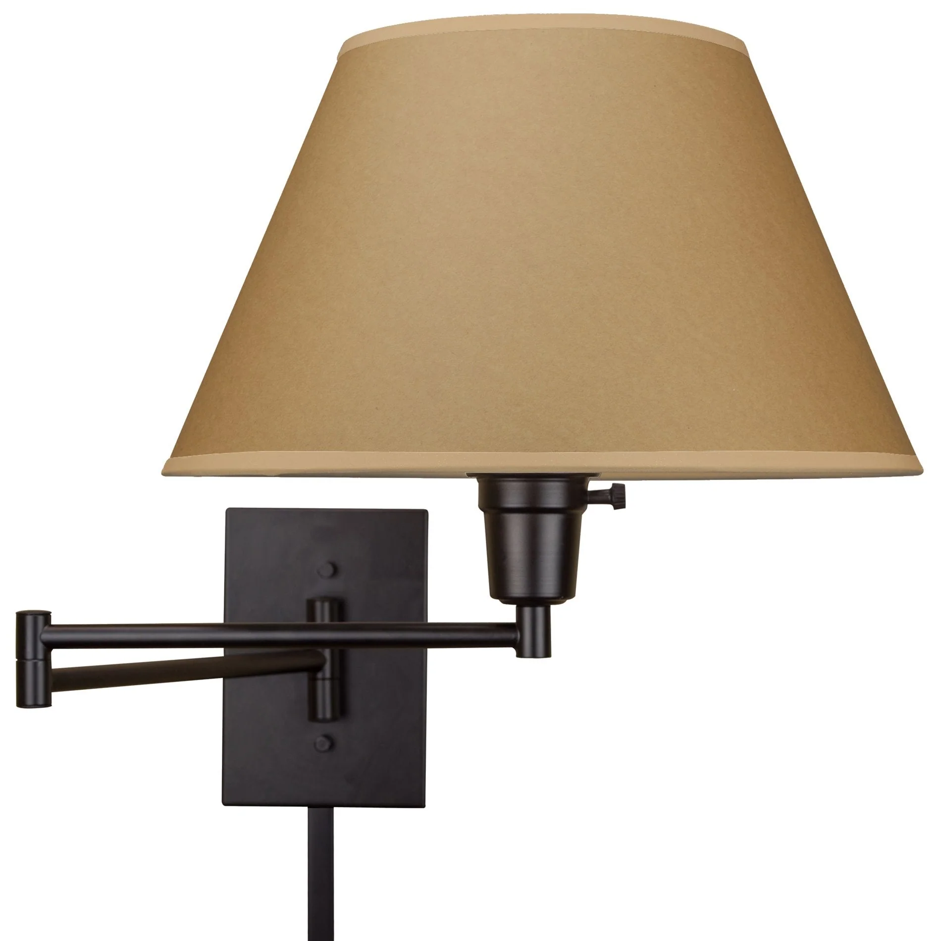 Cambridge 15 Swing Arm Wall Lamp - Plug In/Wall Mount