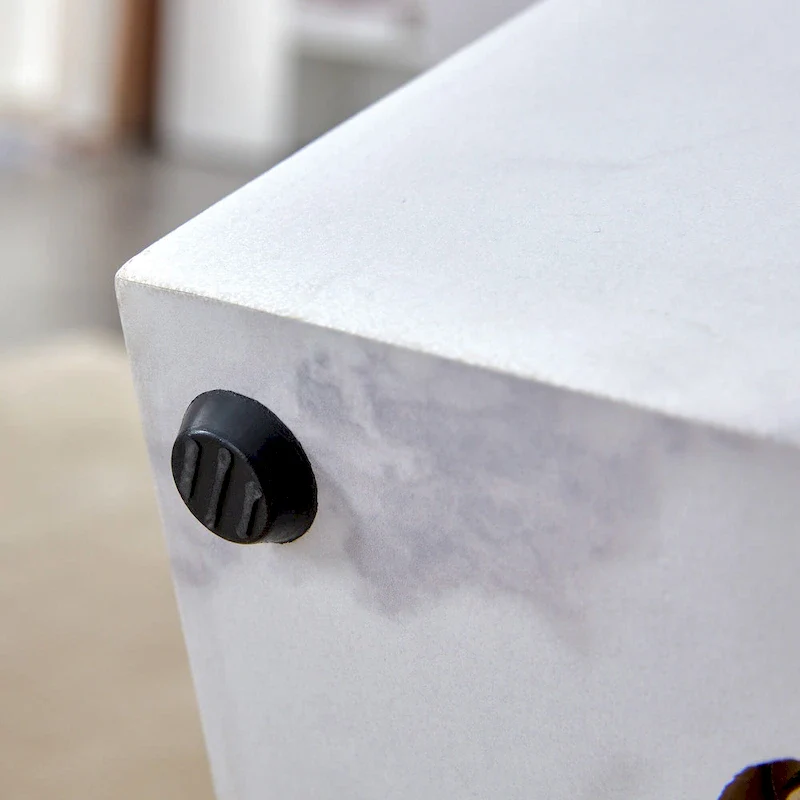 Modern Simple Texture Sticker MDF Coffee Table