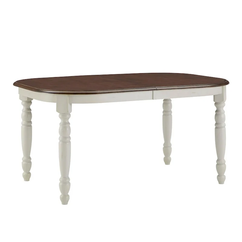 Mackenzie Country Antique Two-tone Dining Table by iNSPIRE Q Classic