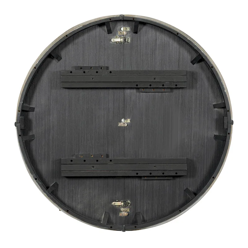 Extendable Round Dining Table - Oak Finish - Seats 4-6