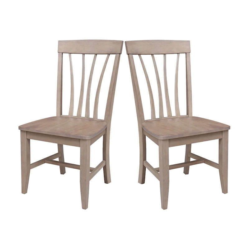 Soma Solid Wood Fanback Chairs Set of 2