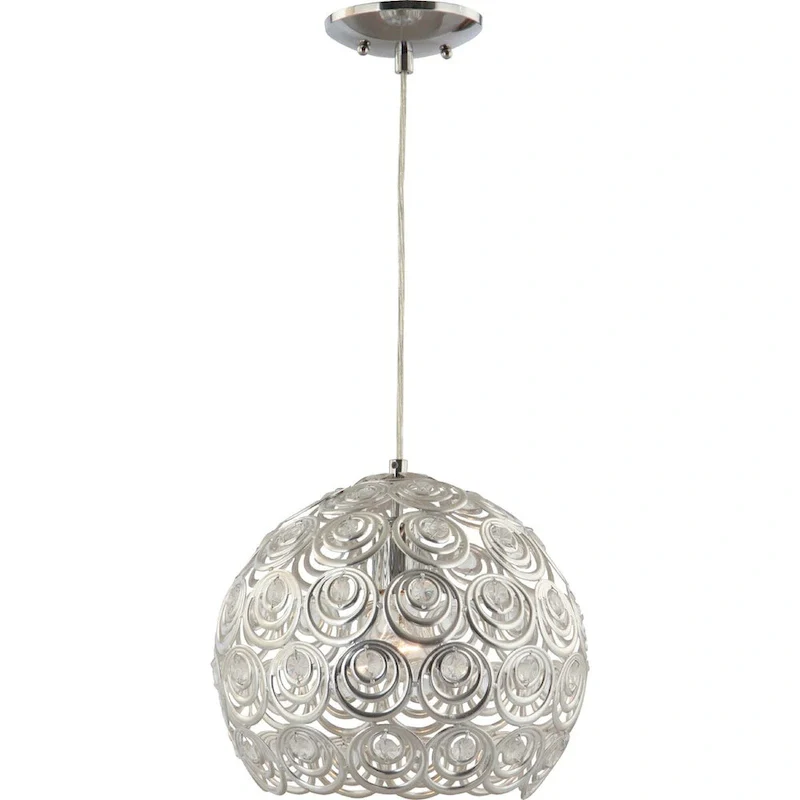 Volume Lighting 1-light Indoor Chrome Hanging Pendant
