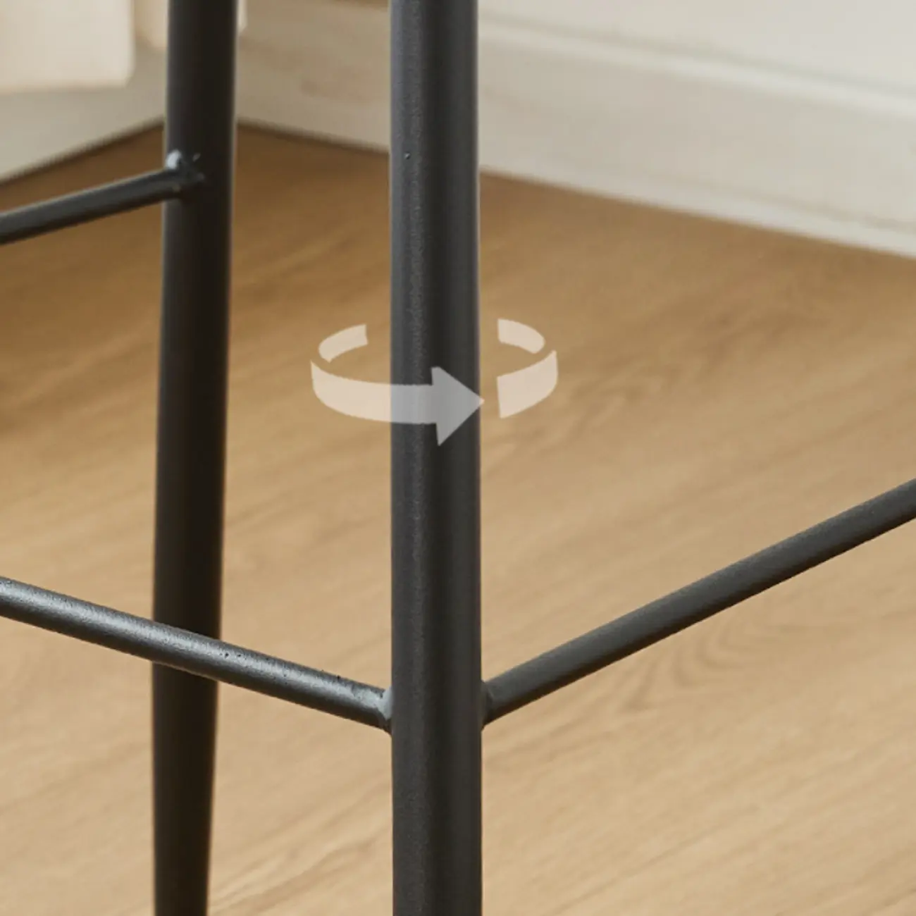 Mid-century Modern Bucket Upholstered Bar Stools