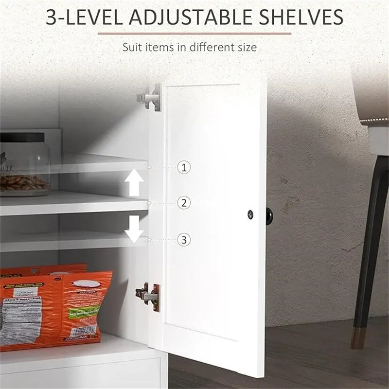 Buffet Sideboard Cabinet - 14.5D x 47.75W x 29.5H