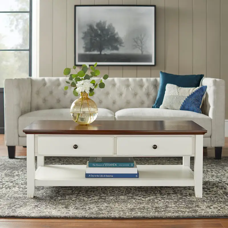 Simple Living Charleston Coffee Table - 18.1H x 47.6W x 23.6D
