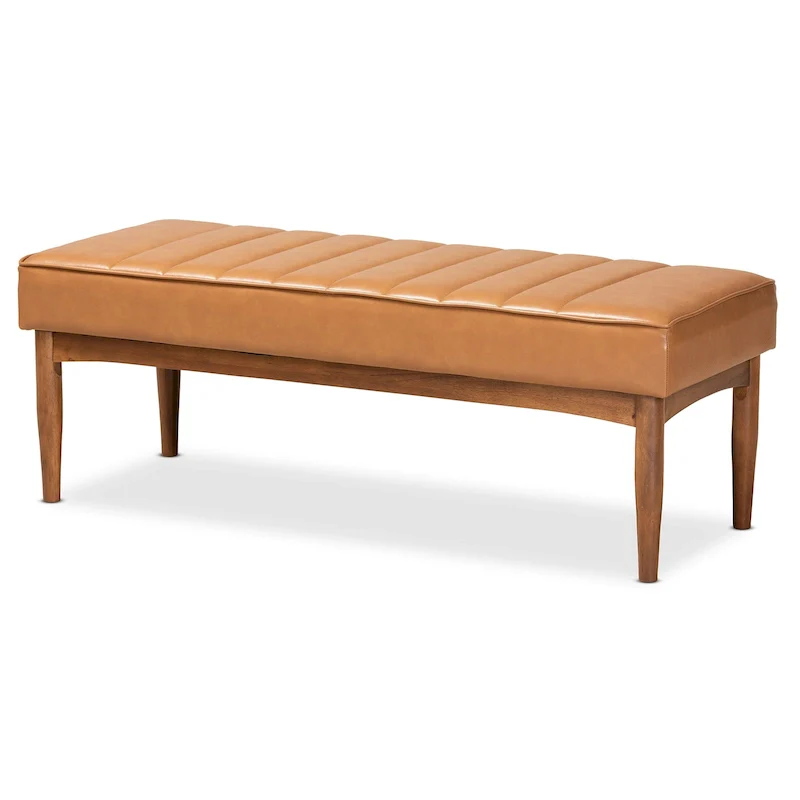 Daymond Mid-Century Modern Dining Bench