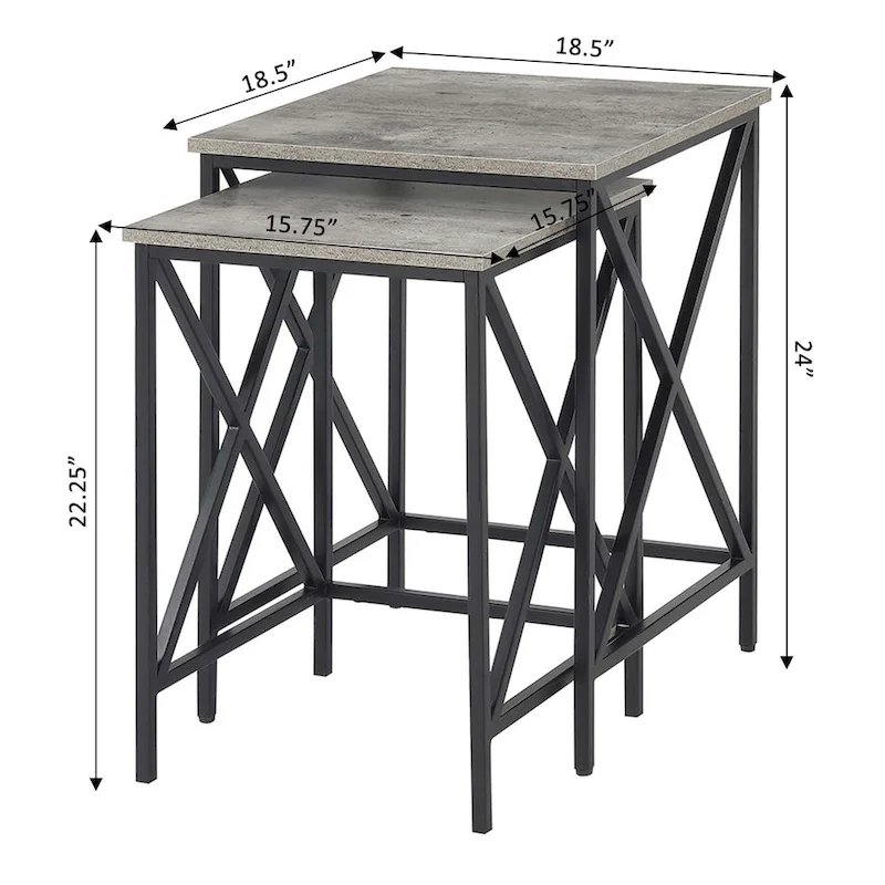 Convenience Concepts Tucson Nesting End Tables