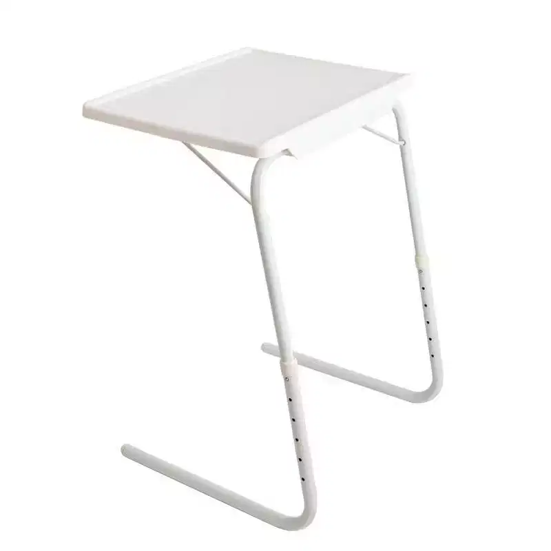 Lexi Home My Comfy TV Table Mate Adjustable Folding - White