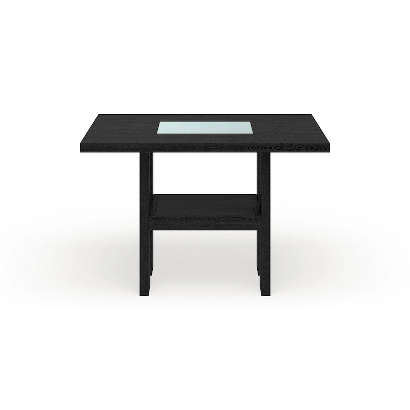 Strick & Bolton Lange 54-inch Square Light-up Counter Height Wood Dining Table