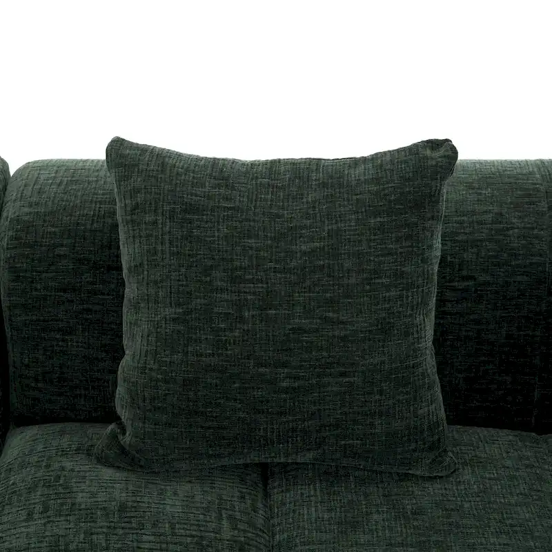 101.2 Chenille Modular Sectional Sofa with Deep Seating, Free-Combined Design and High-Density Foam Construction