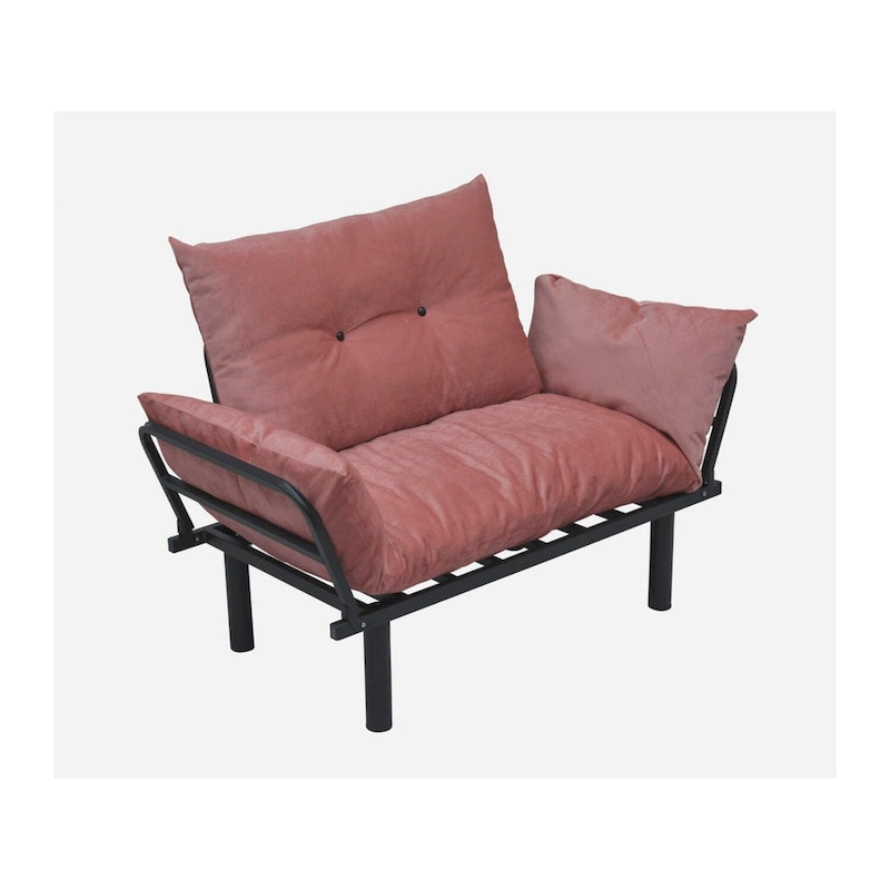 Sadio Metal Frame Loveseat With Removable Cushions