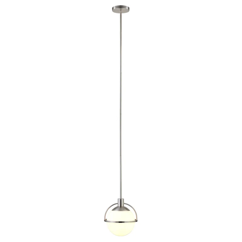Cieonna 9.38  Wide Pendant with Glass Shade