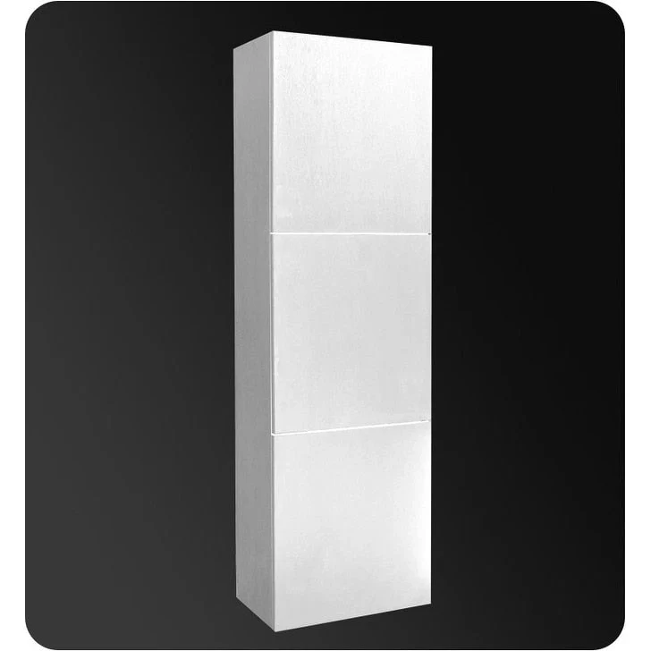 59 Freestanding Bathroom Linen Cabinet with Three Storage