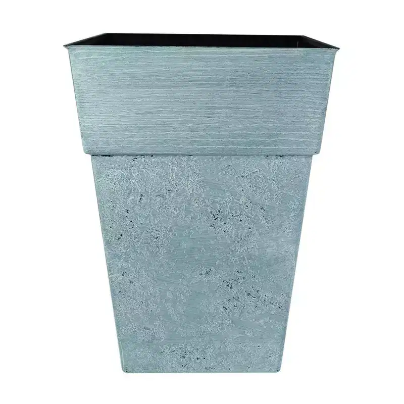 The HC Companies Avino 16 Inch Square Resin Flower Planter Pot