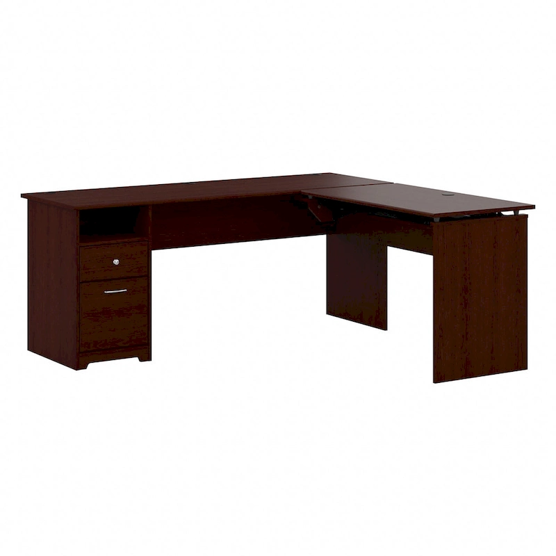 72W 3-position L-shaped Sit to Stand Desk by Bush Furniture