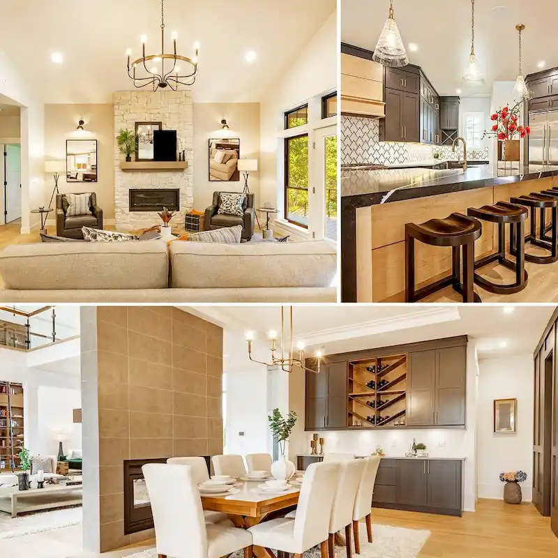 Luxrite E12 Candelabra LED Light Bulbs 60 Watt Equivalent, 2700K Warm White, Enclosed Fixture Rated, Dimmable...