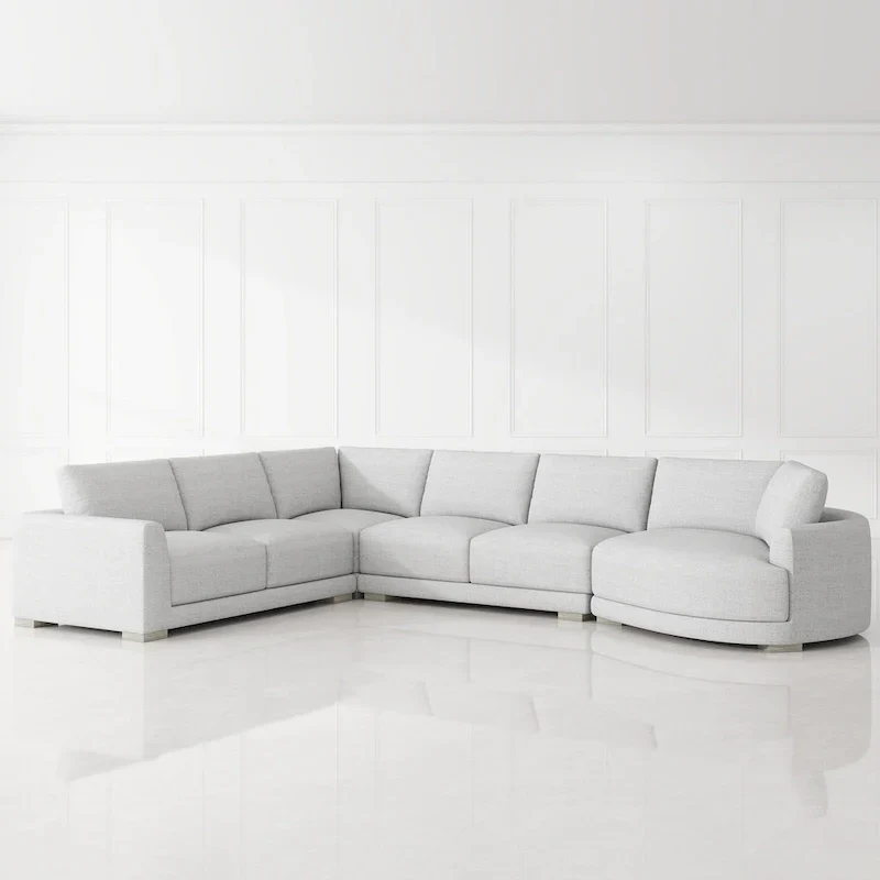 Laguna 165.5 L-Shape Modular Sectional Sofa with Chaise Lounge