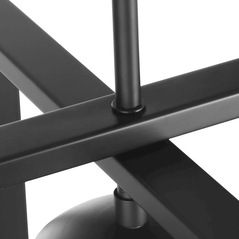 Atwell Collection Black Two-Light Pendant - 23.620  x 16.340  x 16.340