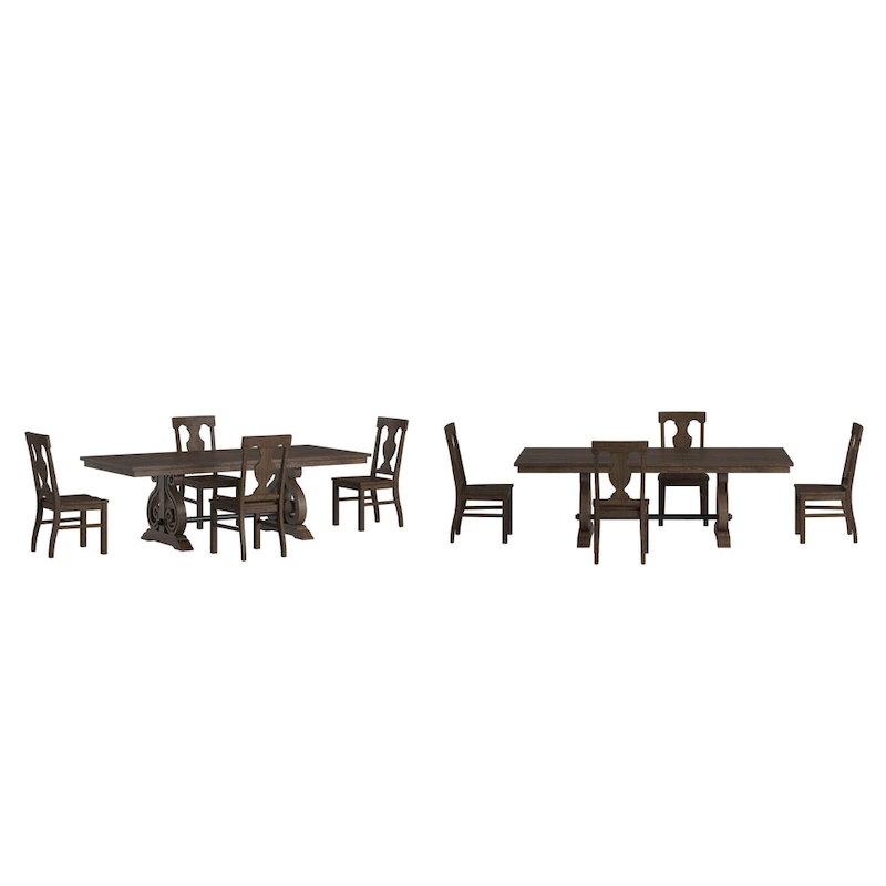 Vikos Wood Extendable Dining Set