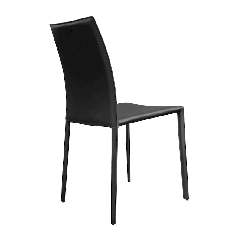 Lynda Mid-Century Modern Bonded Leather Dining Chair