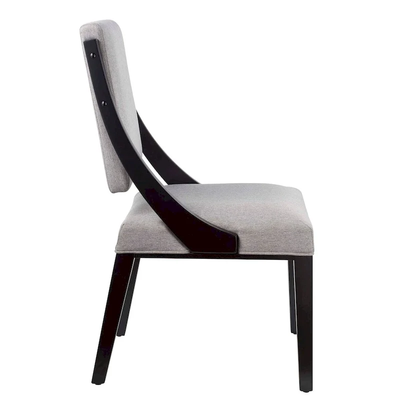 Fabric Upholstered Dining Chairs – Set of Two