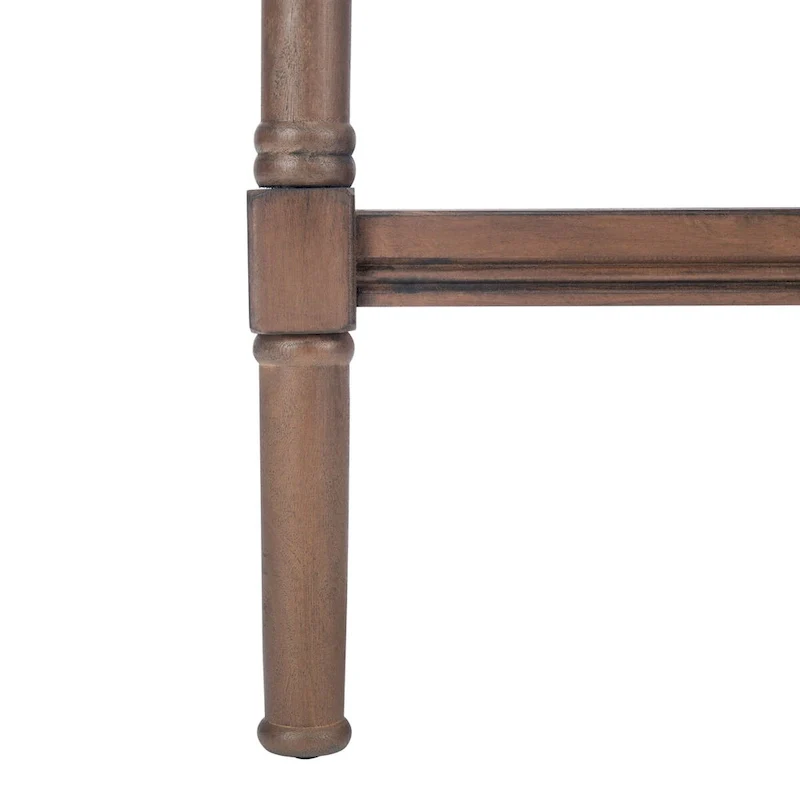 Square Accent Table - Pine Wood - 13.8