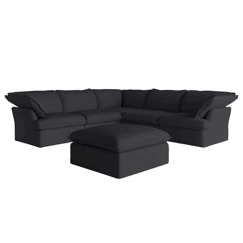 L-shape Sectional Sofa Modern Upholstered Modular Sofa