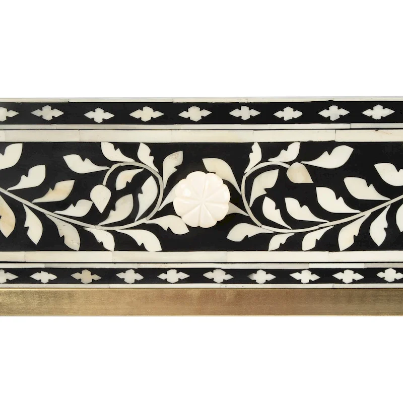 Butler Perilla Black and White Bone Inlay Writing Desk