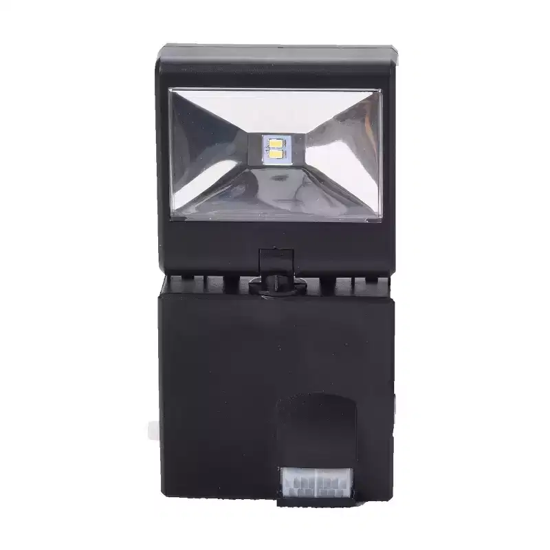 Maxsa Innovations Battery Powered LED Security Spotlight: Outdoor Motion Detector Light, Weather-Resistant, Black