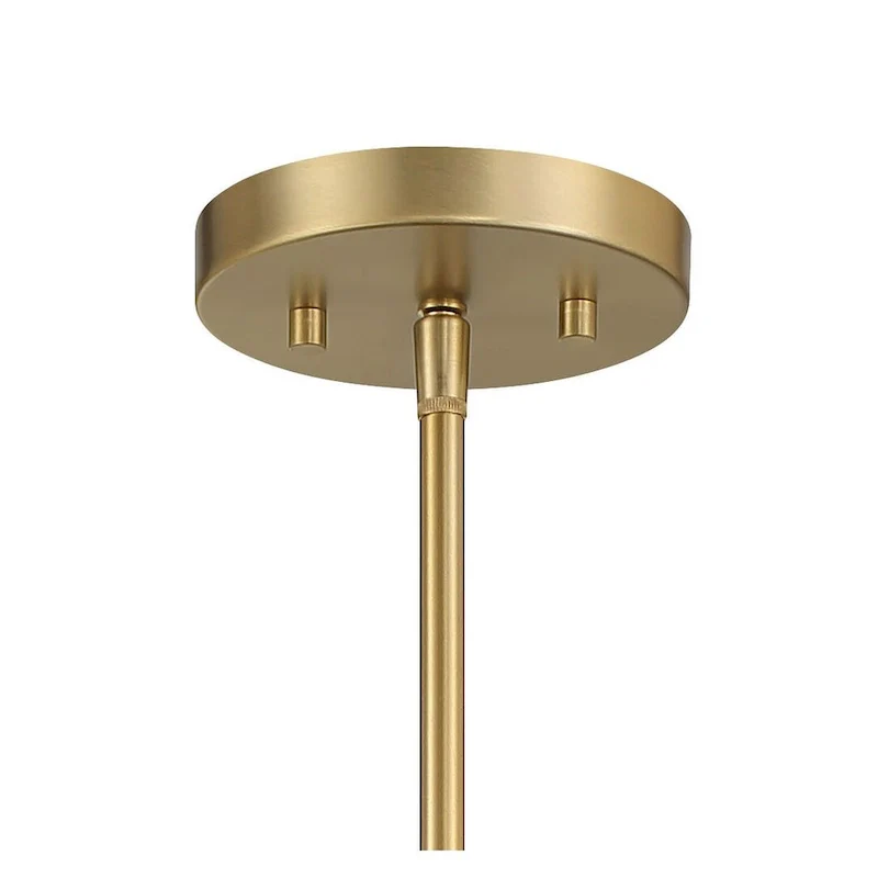 Minka Lavery Segan Coal And Soft Brass Pendant Light