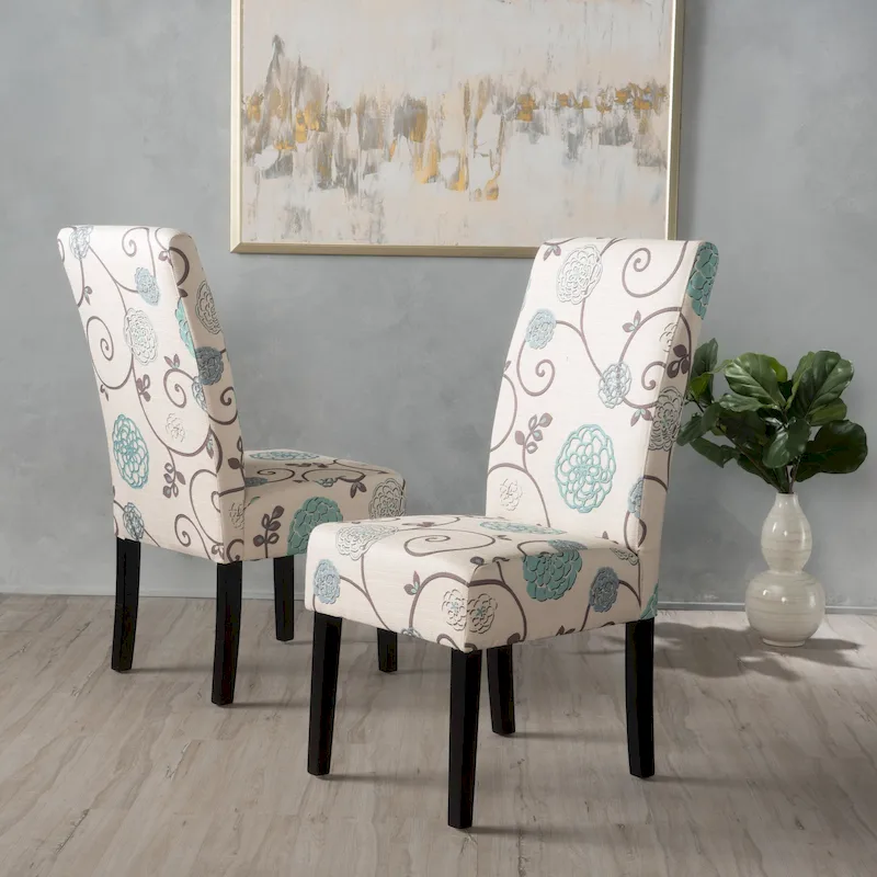 Christopher Knight Home Pollards Upholstered Dining Chairs (Set of 2) - N/A