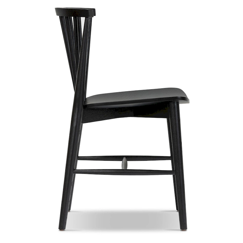 Poly & Bark Ligna Dining Chair - Spindled Bark with Solid Wood Frame