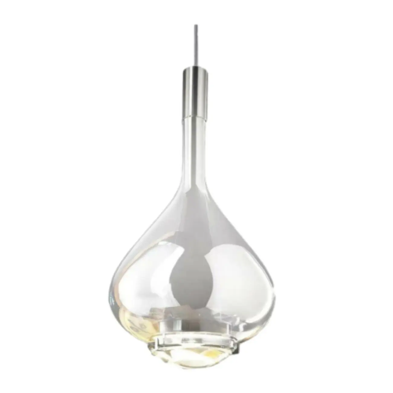 Modern Smoky Glass Sky Fall Pendant Lamp for Living Room