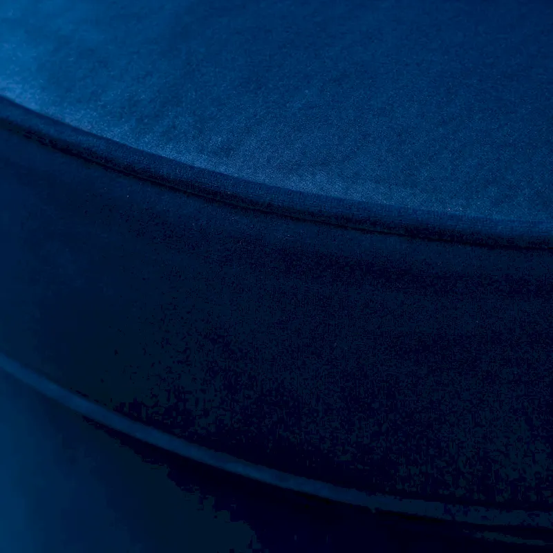 Blue 22  Upholstered Velvet Accent Chair with Swivel Base