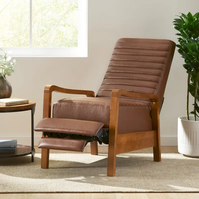 Munro Channel Stitch Pushback Recliner