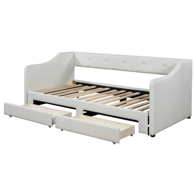 Twin XL to King Daybed with Drawers