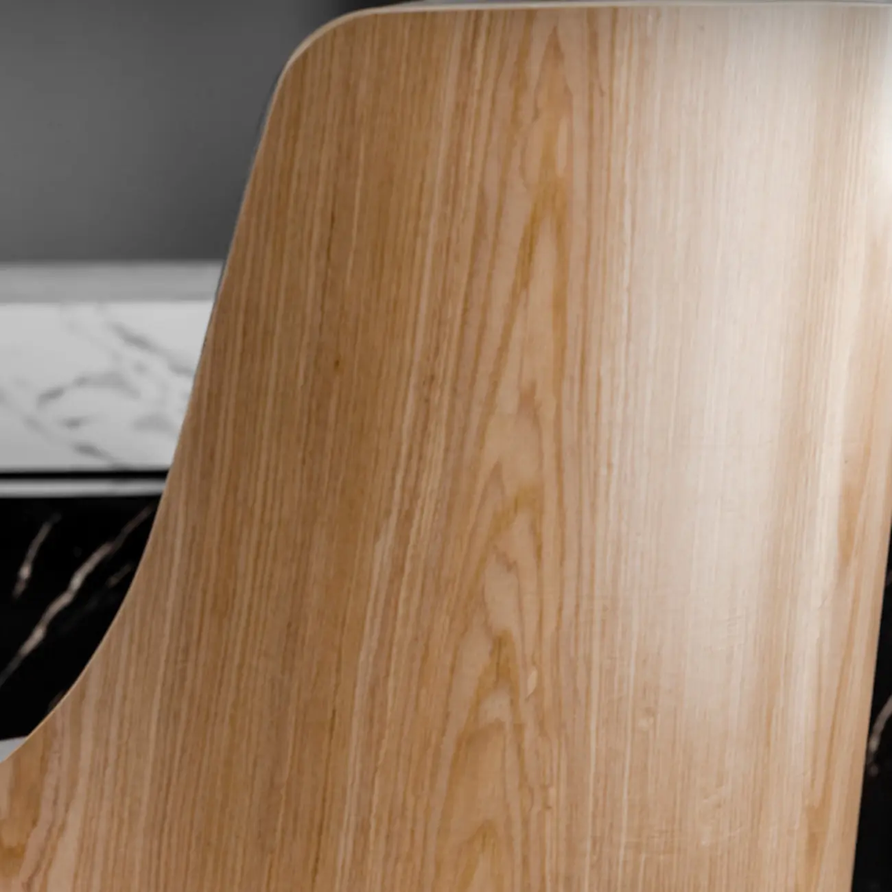 Modern Adjustable Full Back Tufted Leather Bar Stool