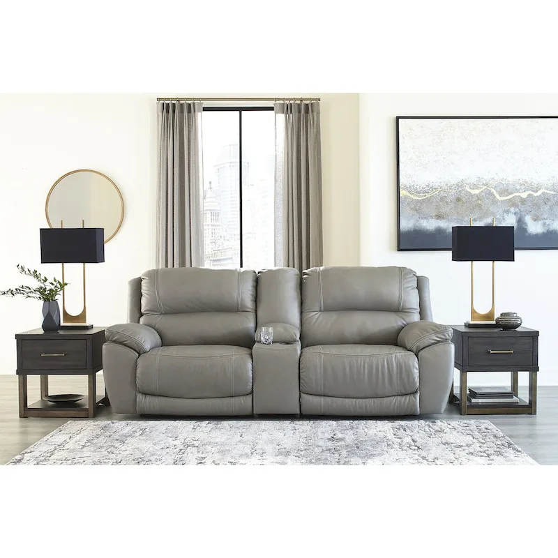 Signature Design by Ashley Dunleith 3-Piece Power Reclining Sectional Loveseat with Console