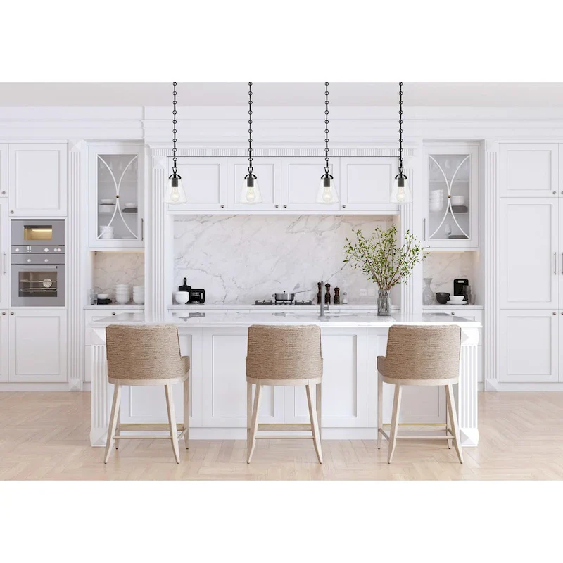 Voss 1 Light Matte Black Mini Pendant - 5.75 W x 9 H x 5.75 D