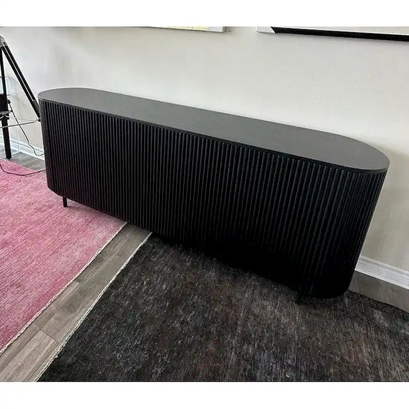 Clara Black Wood Sideboard