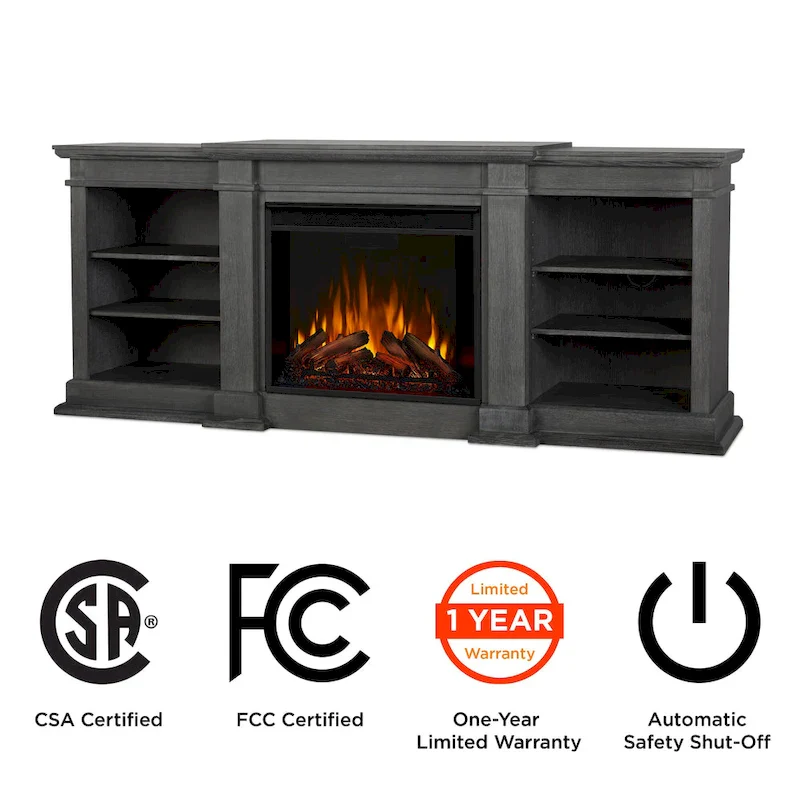 Fresno 72 Media Electric Fireplace by Real Flame