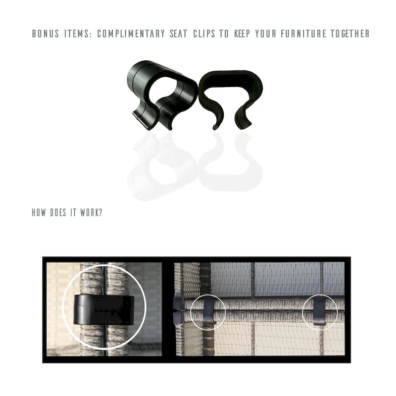 Wicker/Rattan 4 - Person Seating Group with Sunbrella Cushions