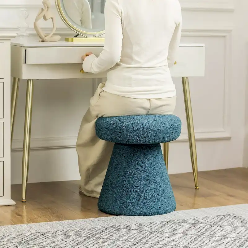 Mushroom Ottoman Large Soft Foot Stool